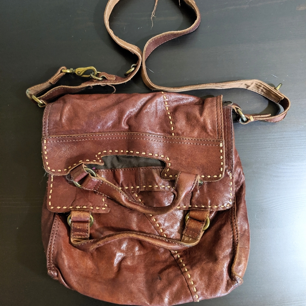 Authentic Lucky Brand Crossbody Hobo Bag
